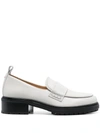 Aeyde Gray Ruth Loafers In White