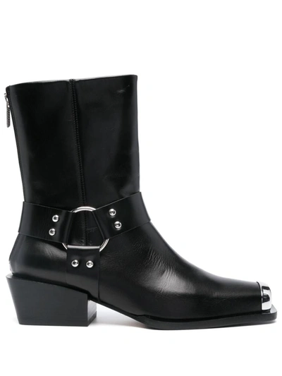 Aeyde Wayne Calf Leather Black Shoes