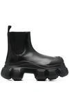 Alexander Wang Storm Leather Chelsea Boots In Black