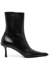 ALEXANDER WANG ALEXANDER WANG VIOLA 65 ZIP BOOTIE SHOES