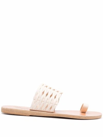 Ancient Greek Sandals Shoes In Off White
