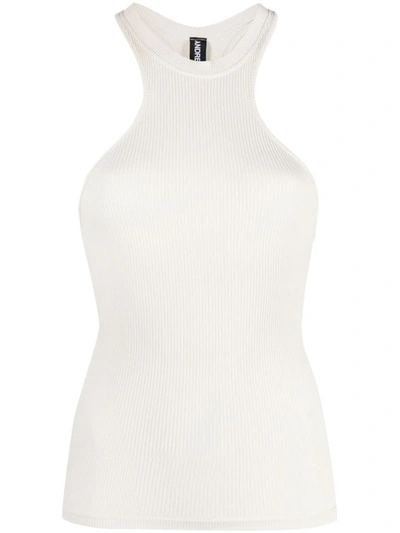 ANDREÄDAMO ANDREĀDAMO RIBBED JERSEY TANK TOP CLOTHING