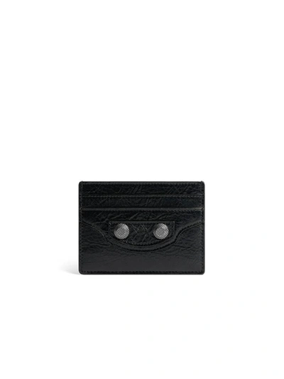 Balenciaga The Shits Men Card Holder Accessories In Black