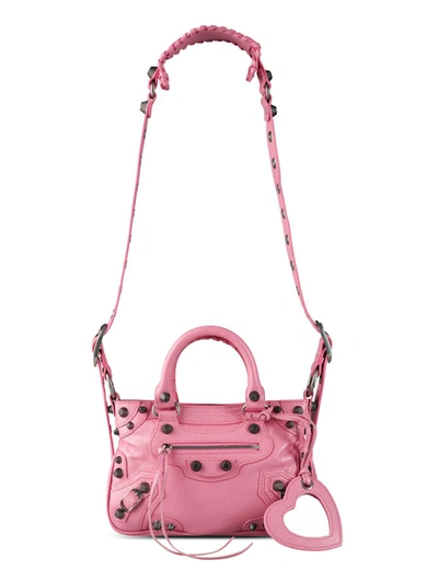 Balenciaga Tote Neo Cagole Small Bags In Pink & Purple