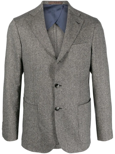 Barba Jimmy Jacket Clothing In Grey