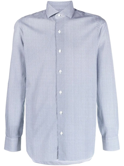 Barba Printed Shirt Clothing In White