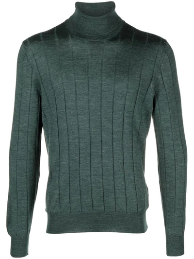 Barba Turtle Neck Sweater Clothing In Green