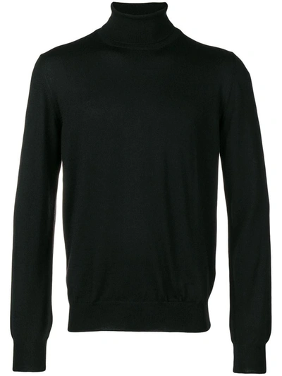 Barba Turtle Neck Sweater Clothing In Black