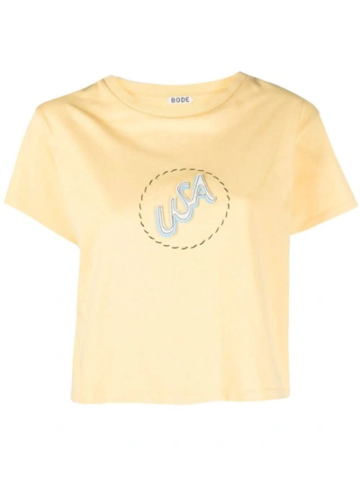 Bode Tshirt In Yellow