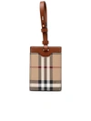 BURBERRY BURBERRY CHECK LEATHER TAG