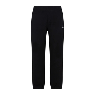 C.p. Company Diagonal Reaised Track Trouser In Black