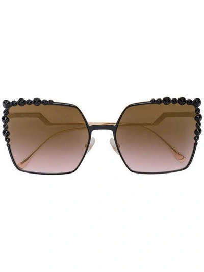Fendi Eyewear Can Eye Two-tone Sunglasses - Black