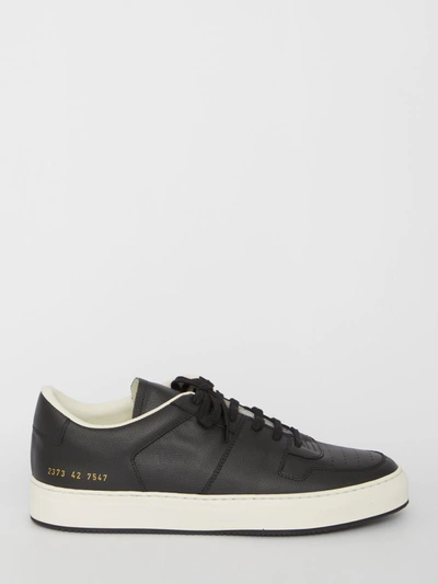Common Projects Decades Low Sneakers In Black