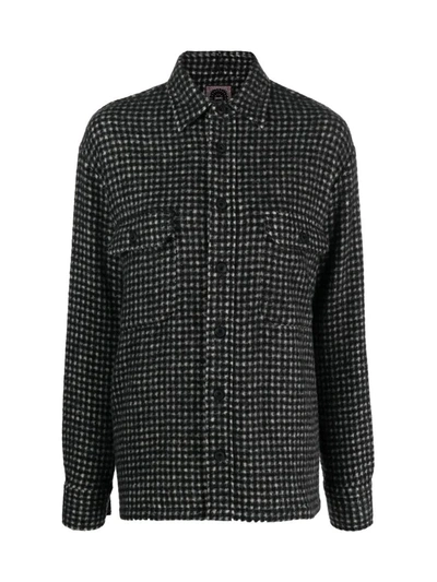 Destin Button-up Knitted Shirt In Multicolour