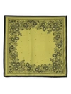 Destin Silky Carre 90 X 90 Cm Scarf Accessories In Green