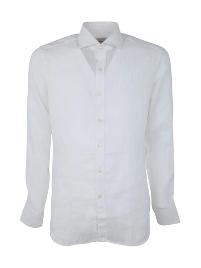 Dnl Linen Classic Shirt In White