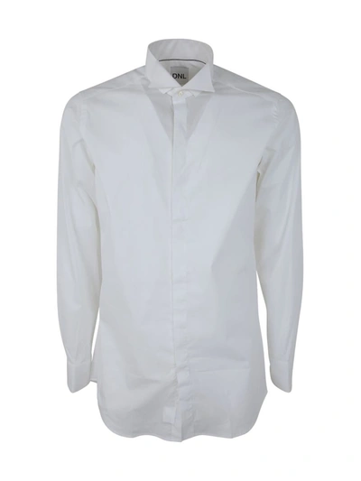 Dnl Slim Classic Shirt In White