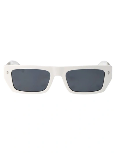 Dsquared2 Icon 0011/s Sunglasses In Vk6ir White