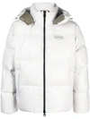 Duvetica `tifo` Hooded Padded Jacket In Grey
