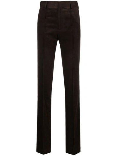 Filippa K Slim Moleskin Trousers In Brown