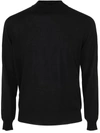 Filippo De Laurentiis High Neck Merino Wool Pullover In Black