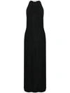 Gauchère Asymmetric Jersey Maxi Dress In Black