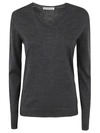 Goes Botanical Long Sleeves Crew Neck Sweater Clothing In Grey