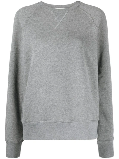 Golden Goose Text-print Cotton Sweatshirt In Grey