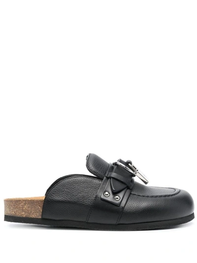 Jw Anderson J.w. Anderson Punk Loafer Shoes In 999 Black