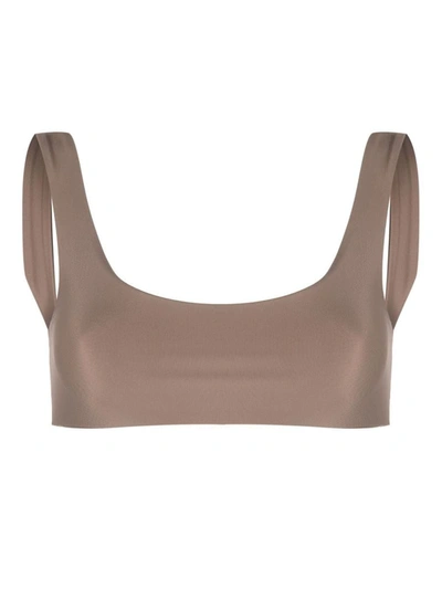 Jade Swim Rounded Edges Bikini Top In Nude & Neutrals | ModeSens