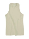 Low Classic Classic Rib Sleeveless Top In White