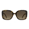 Marc Jacobs 54mm Gradient Square Sunglasses In Havana
