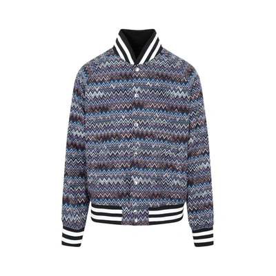 Missoni Zigzag-print Bomber Jacket In Multi