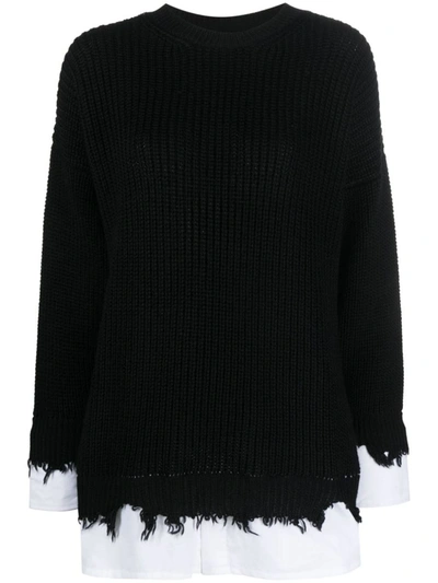 Mm6 Maison Margiela Crewneck Clothing In Black