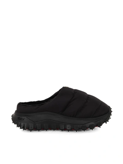 Moncler Genius Puffer Trail Slides Shoes In Black