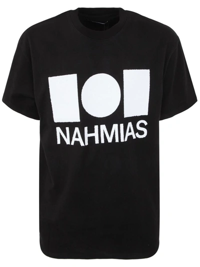 NAHMIAS NAHMIAS CAVIAR LOGO T-SHIRT CLOTHING