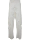 Nina 14.7 Maxi Cargo Trousers Clothing In White