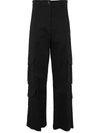 Nina 14.7 Maxi Cargo Trousers Clothing In Black