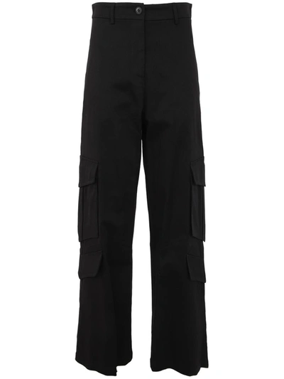 Nina 14.7 Maxi Cargo Trousers Clothing In Black