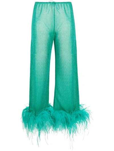 OSEREE OSÉREE LUMIERE PLUMAGE LONG PANTS CLOTHING