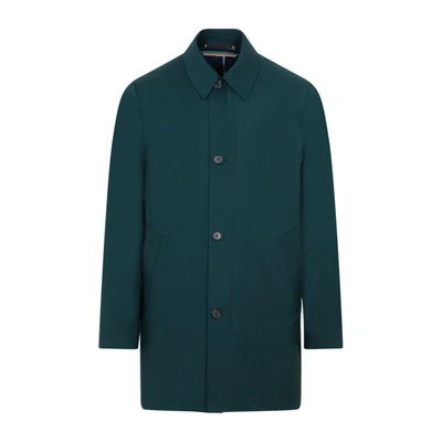 Paul Smith Wool Coat In Green