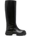 Proenza Schouler Stomp Boots Shoes In 999 Black
