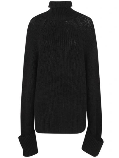 Quira High Neck Jumper Clothing In Black