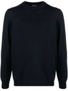 Roberto Collina Drop-shoulder Sweater In Blue