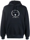 SOCIÉTÉ ANONYME SOCIÉTÉ ANONYME FACE LOGO HOODIE OVER CLOTHING