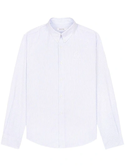 Sporty And Rich Sporty & Rich Shirt In Blue White