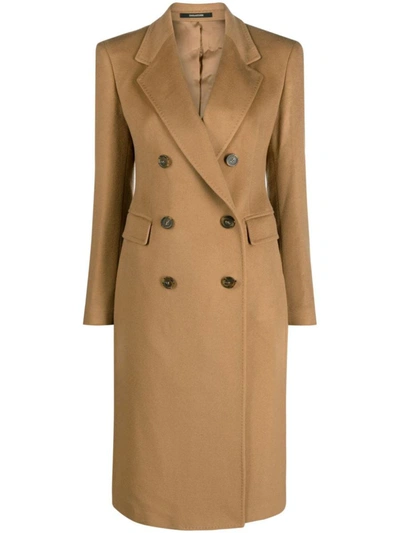 Tagliatore Coat Clothing In Brown