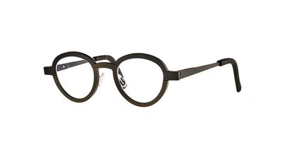 Theo Eyewear Eyeglasses In Matte Black