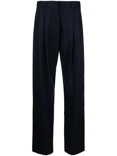 Totême Trousers In Navy