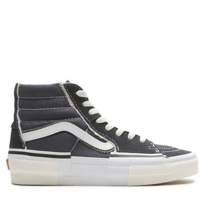 Vans Ua Sk8-hi Reconstruct Shoes In Nut1 Navy White